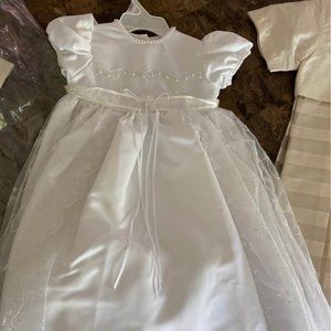 White christening gown